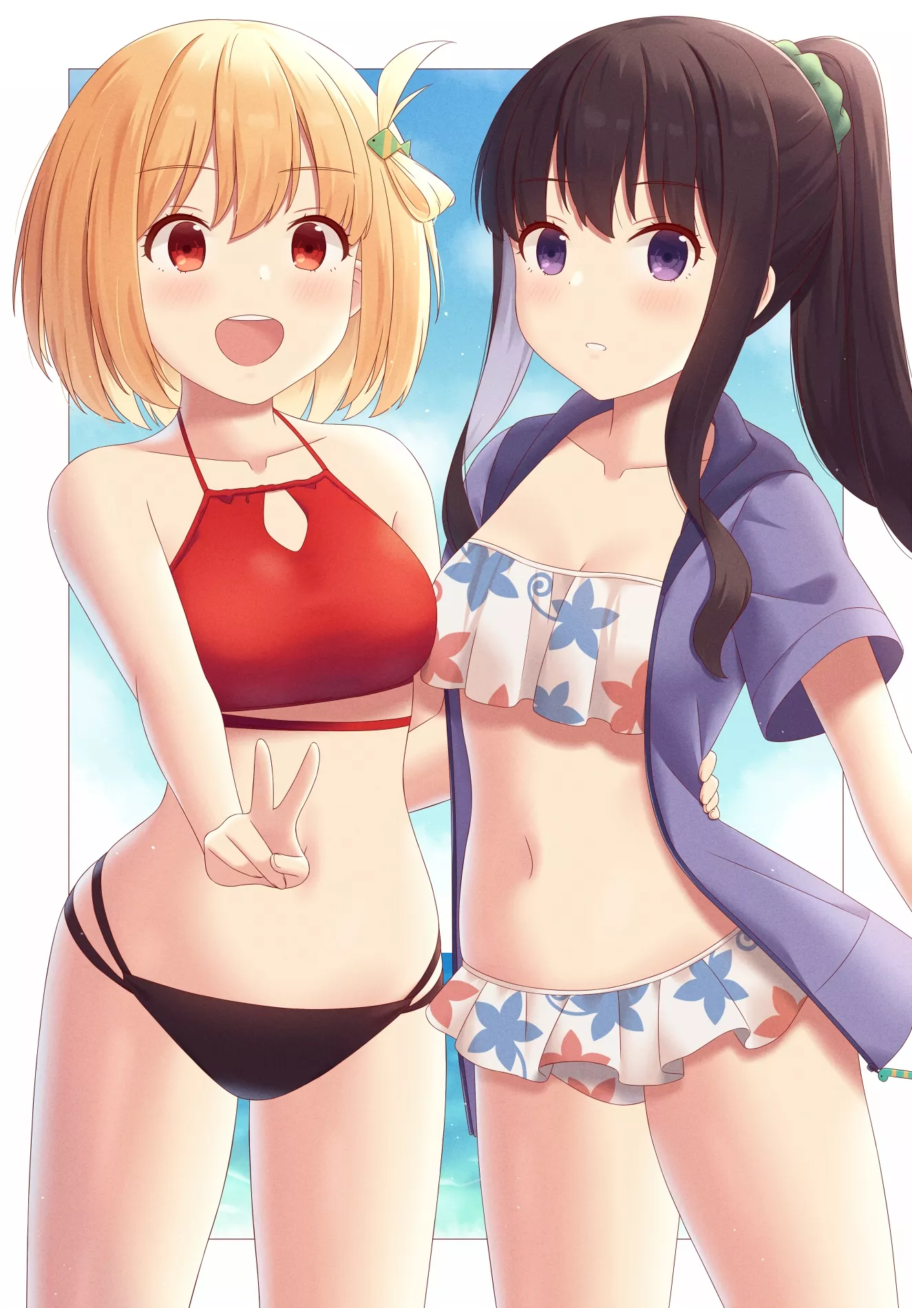 Date at the beach (By Partita) [Lycoris Recoil] posted by queshu22