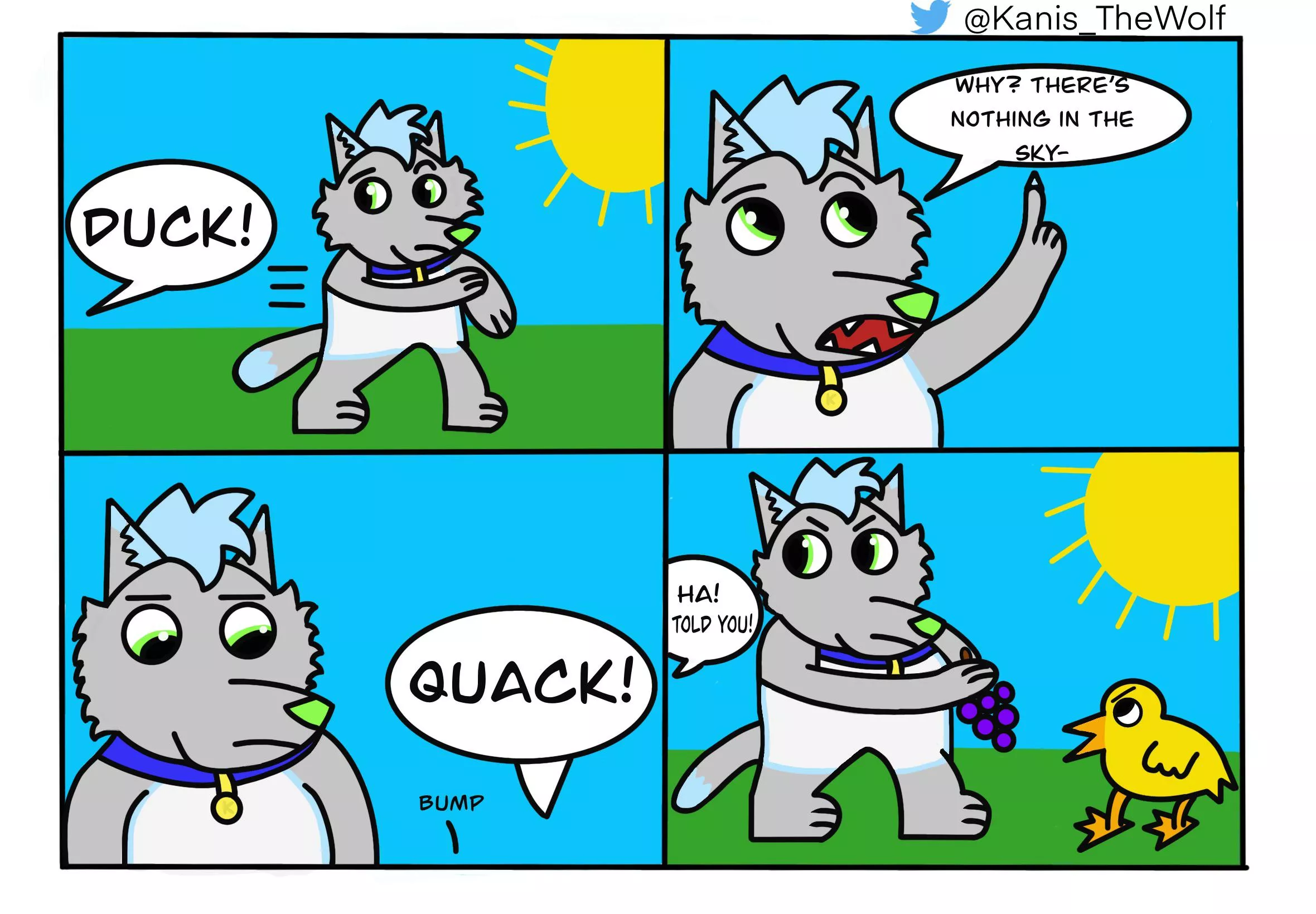 Duck! posted by KanisTheArcticWolf