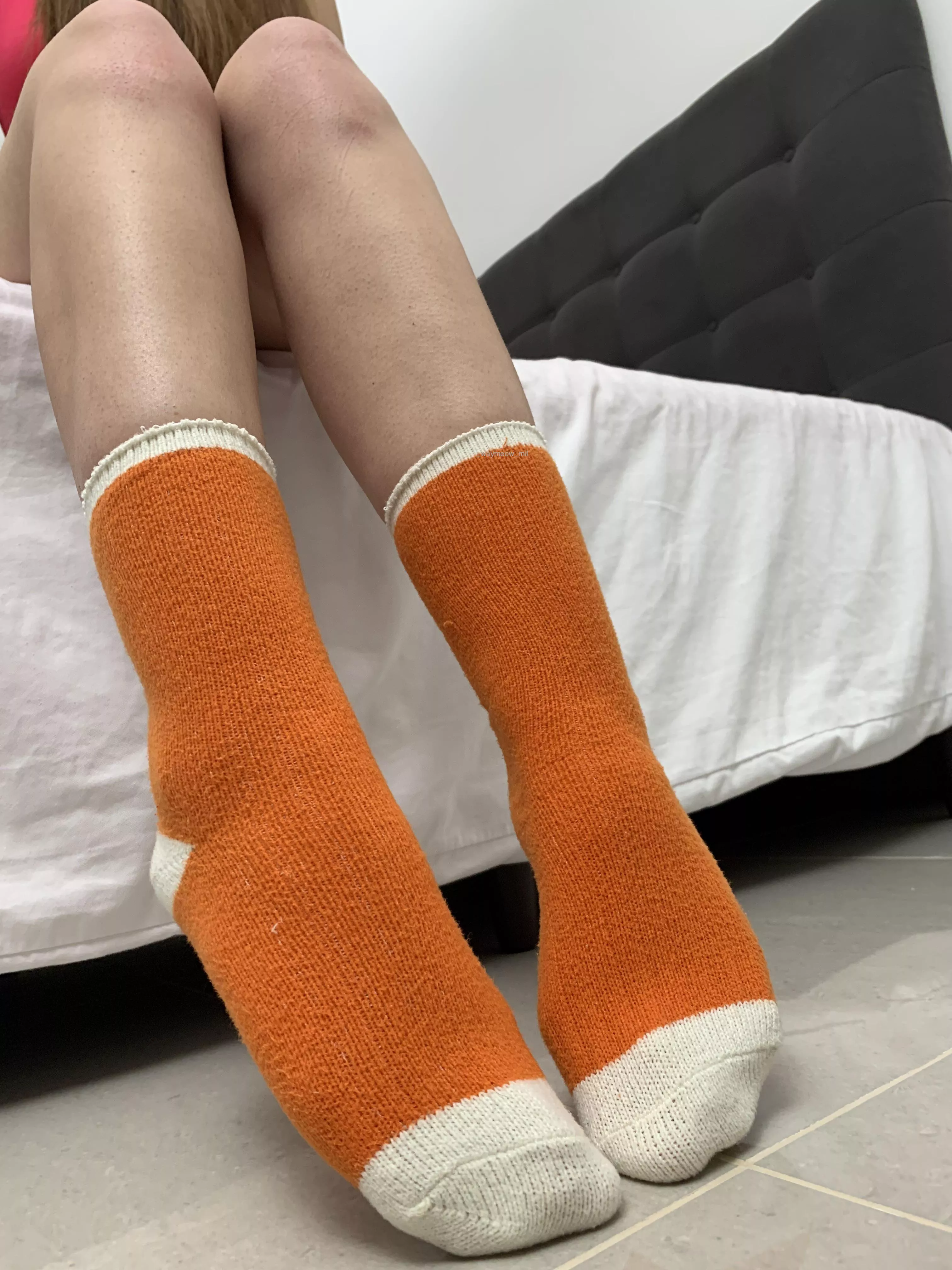 [F]22, Love those gorgeous orange socks, they are so soft and cute :3 posted by _waymeow_mil