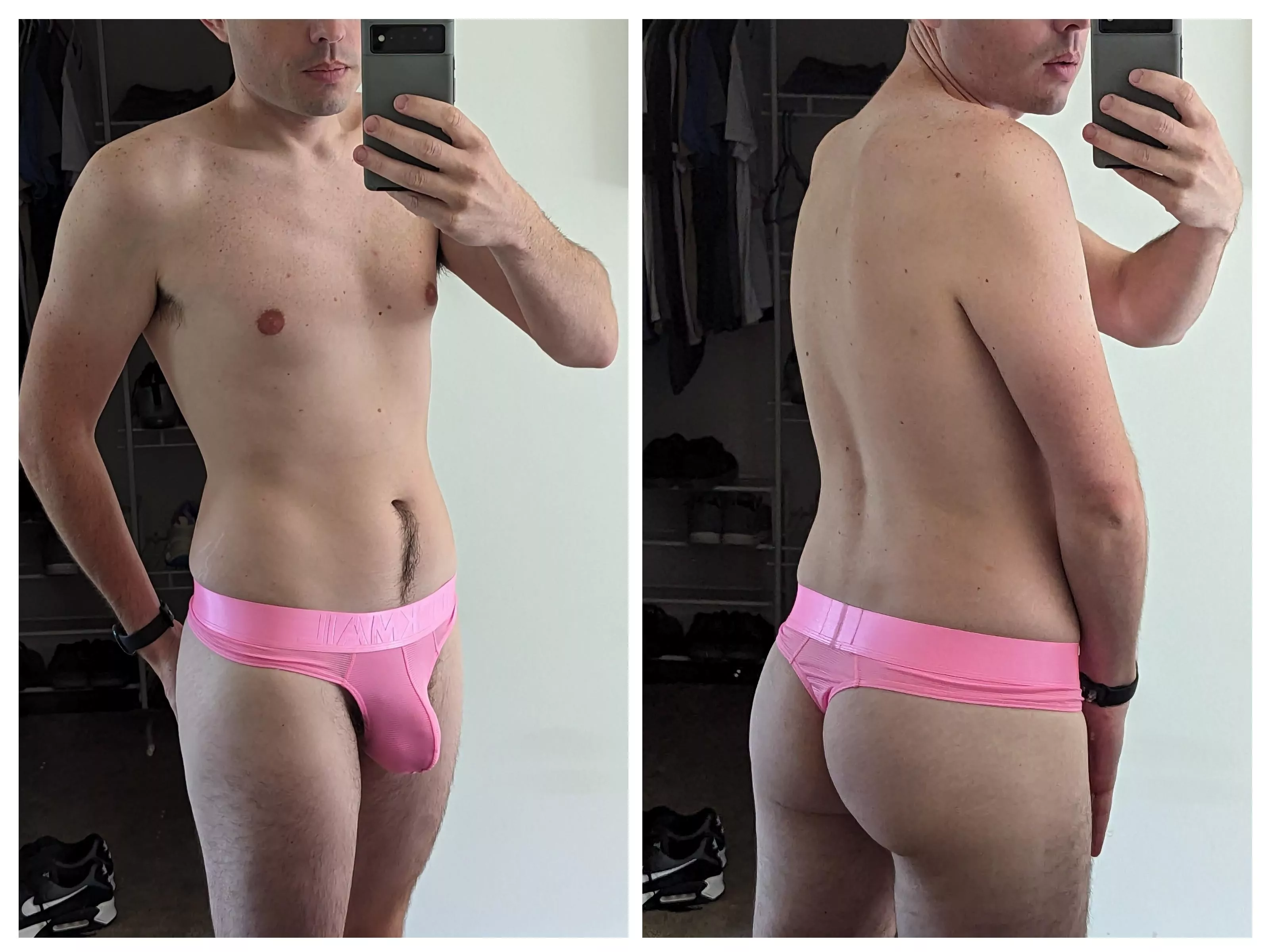 Hot pink thong posted by KinkyDadsOF