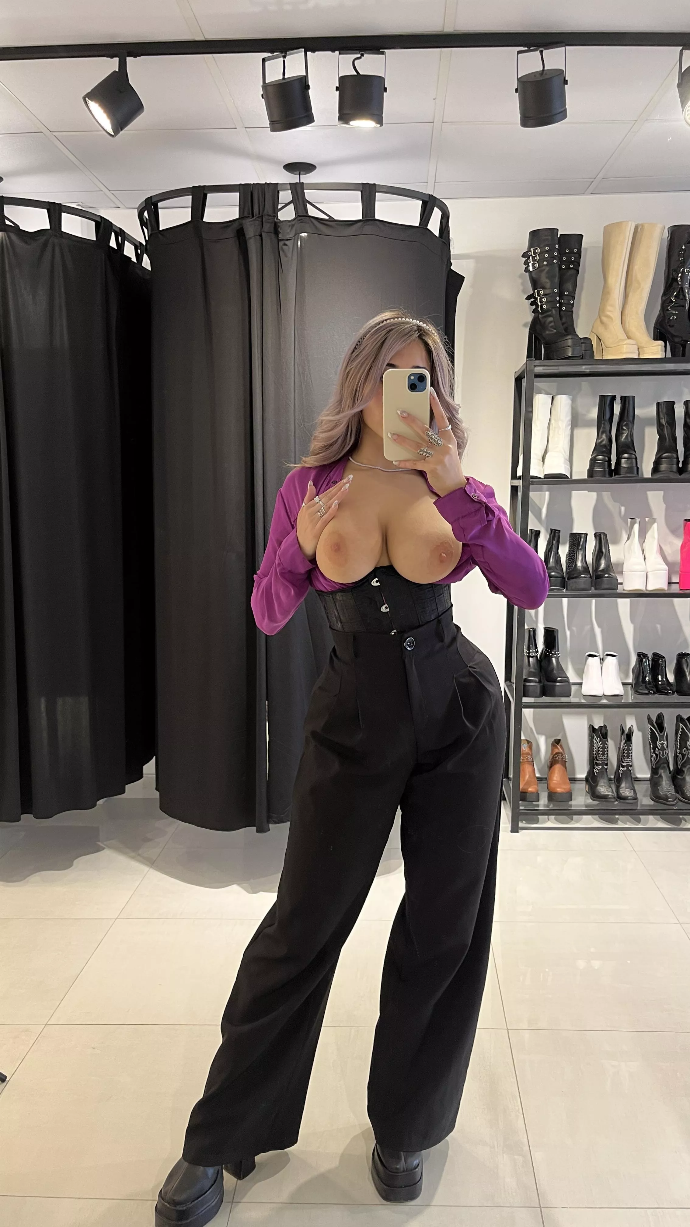 I caught my bestfriend starring at my tits... posted by DoubleSeesaws