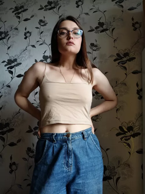 It's a nice crop top for a walk by Honey_69_