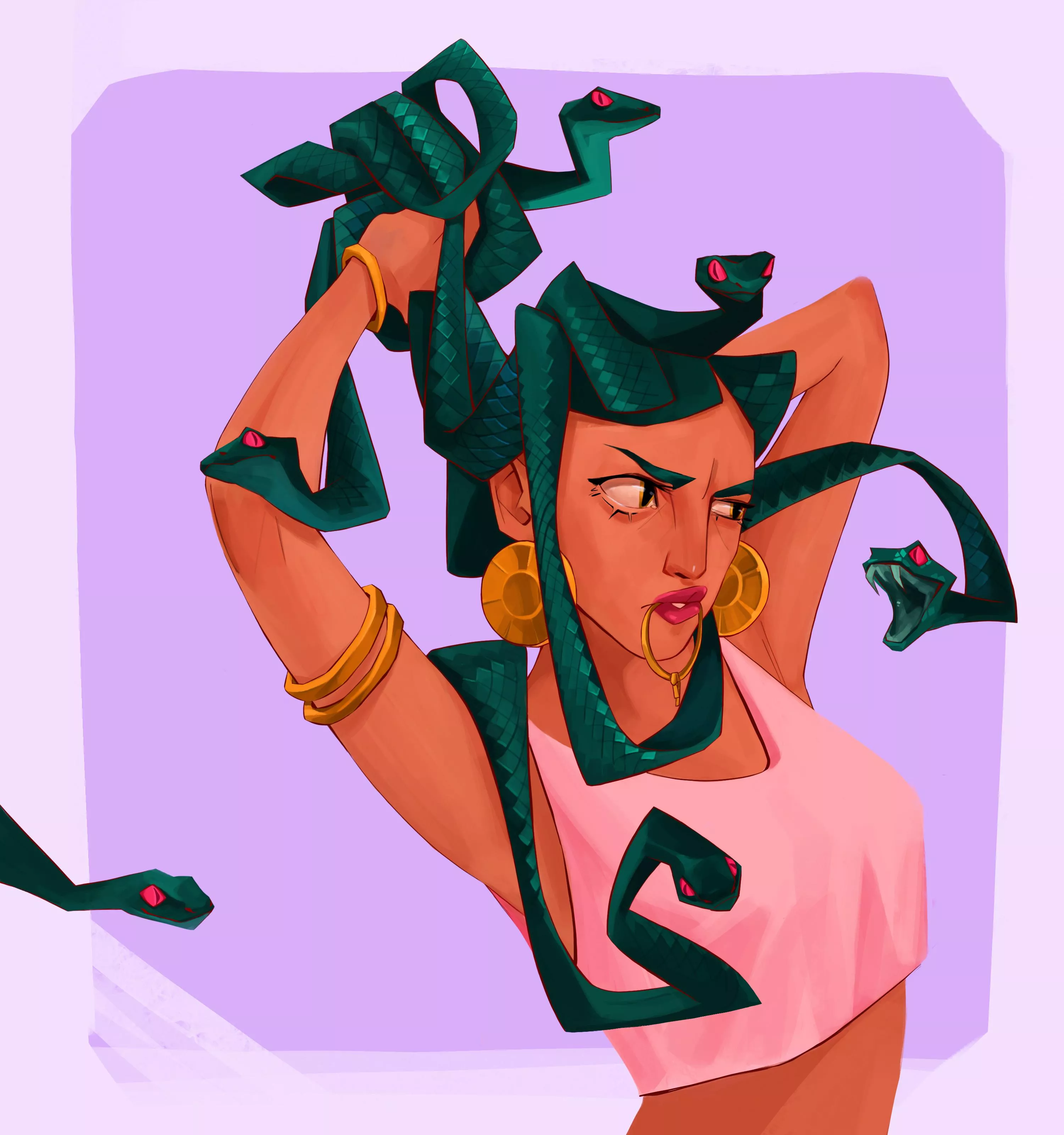 “Medusa’s Morning” by ChanKotjan posted by Hatis_Night