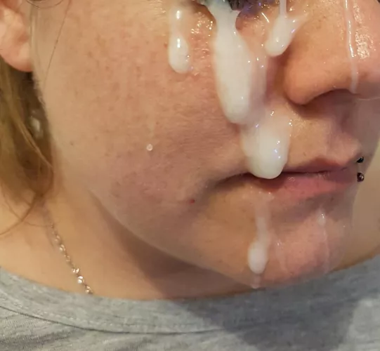 My favorite facial I've had so far...🥵 it was thick like glue and hit my face, eyes, hair... and it won't drop down🤤😋 SO FUCKING HOT!!! 😱😍🔥💦😋🤤🤷🏼‍♀️ by Engteuti