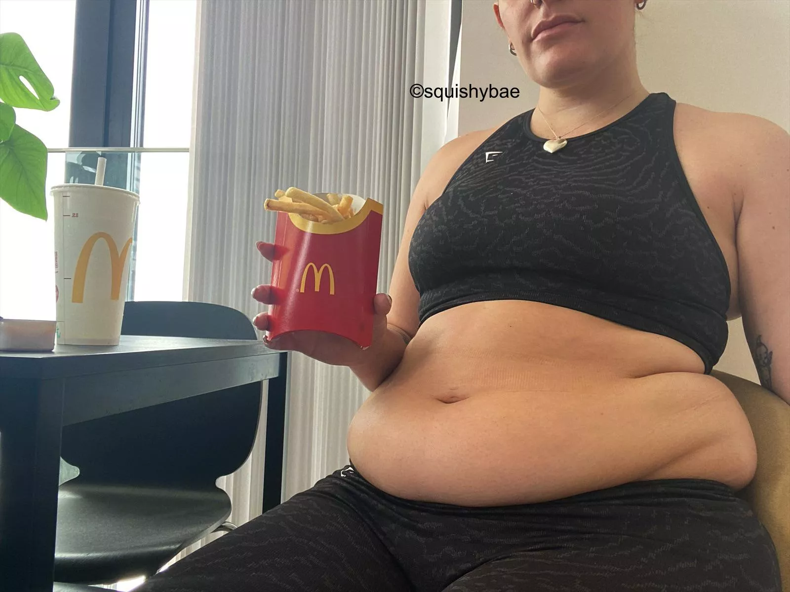 My kinda workout 🍟 posted by squishy_bae