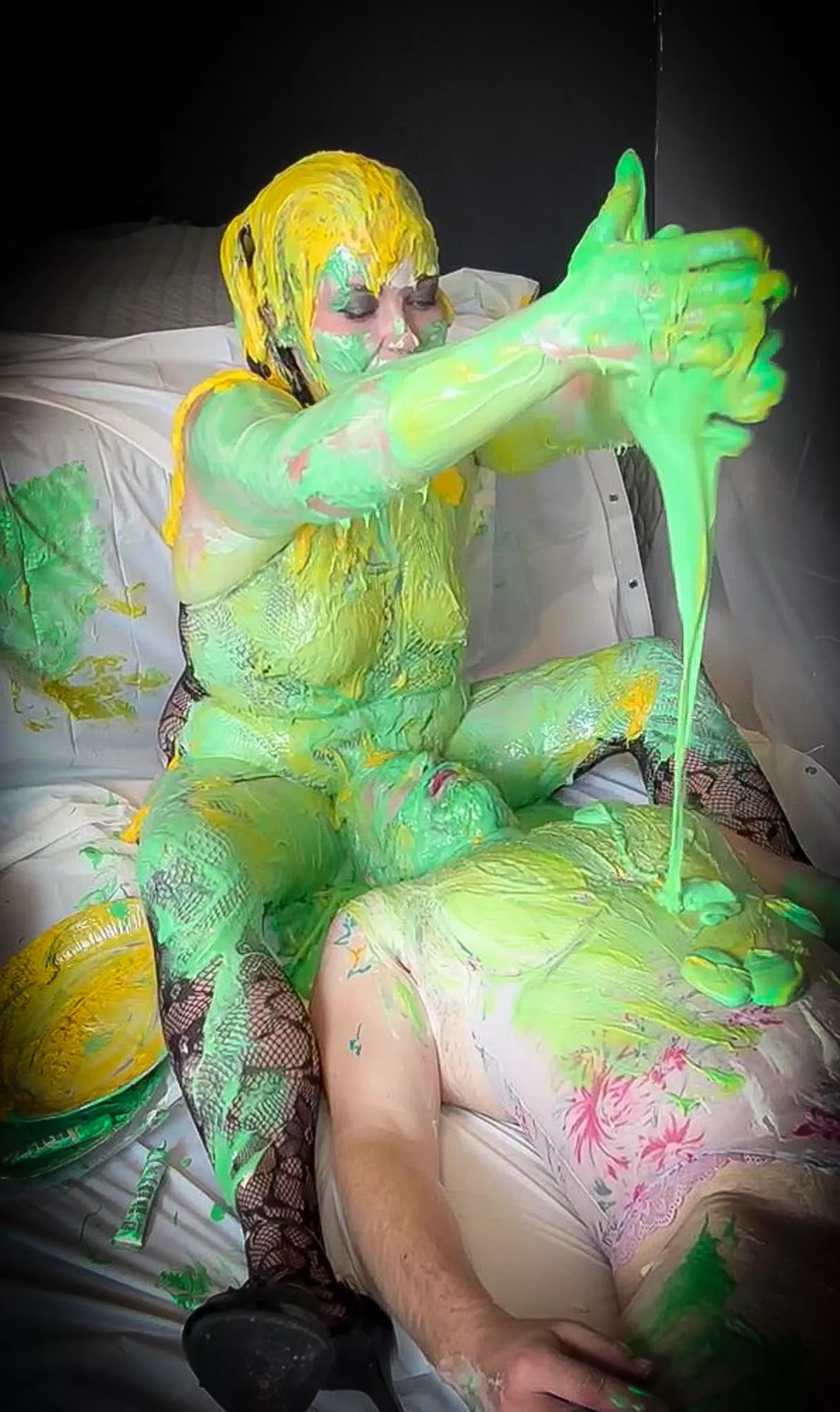 Sometimes I share the Mess 💛💚💦 posted by MissNoireNFToy