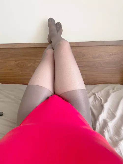 Straining I’m Chastity under my wives bathing suit and stockings. by VCS86