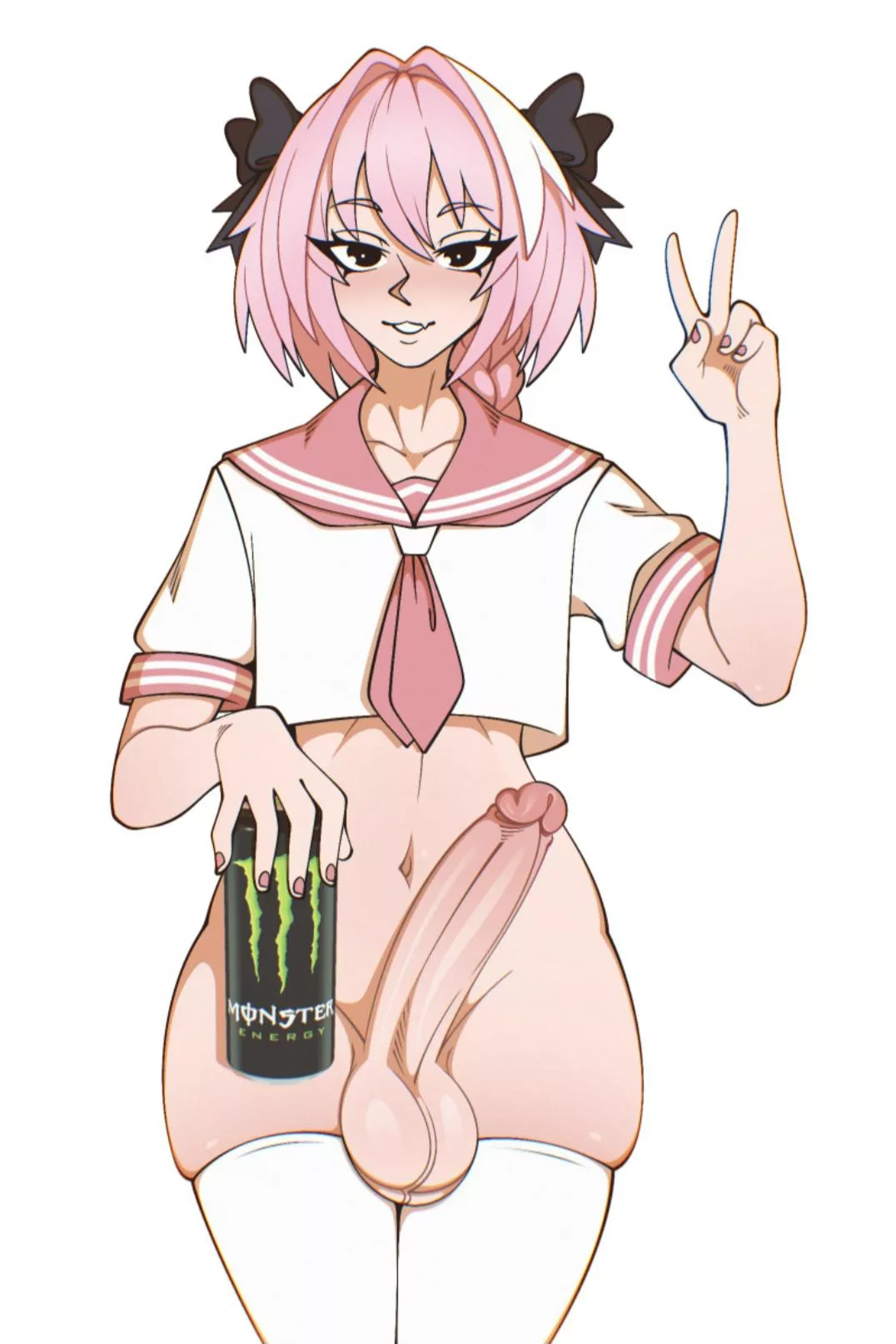 Thirsty? Astolfo got a monster right here posted by EnvironmentActive945