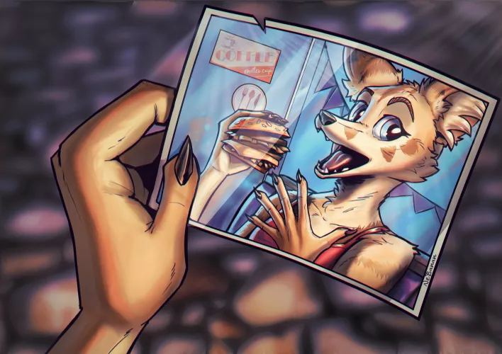 Wanna grab some burgers later? (Art by NebananArt) by DekoGG