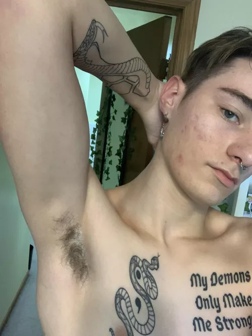 Wanna lick my post workout tatted twink pit? by PaytonTallSlim