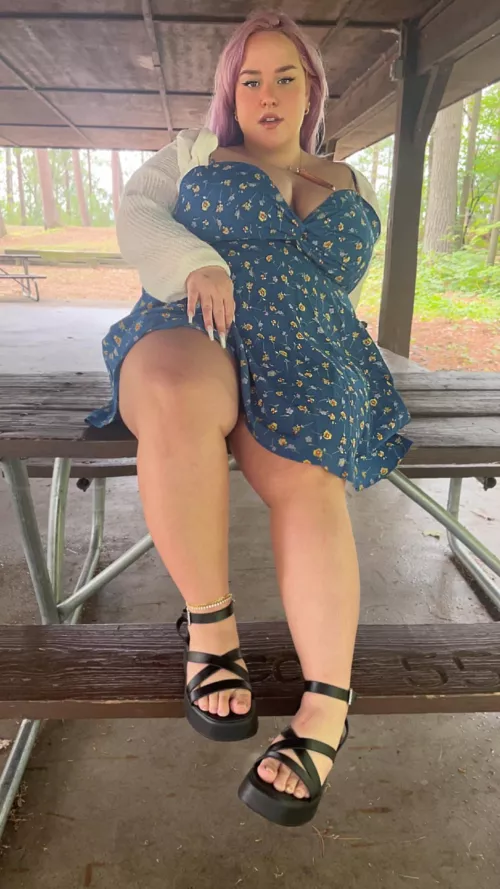 A sundress. No panties by CarolinaReaper222