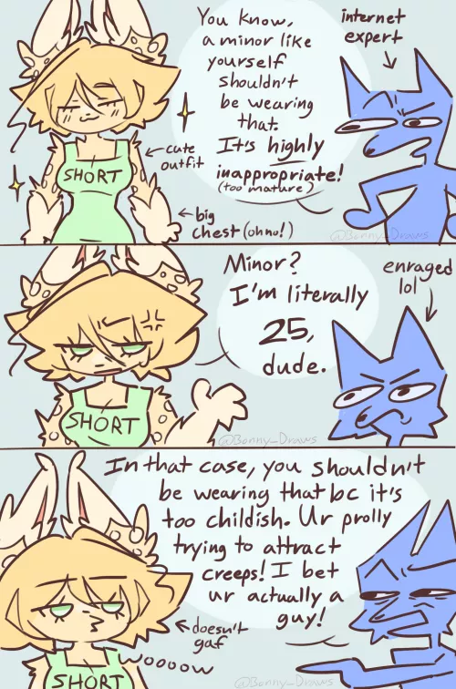 (Art by me) Fashion Police by BonnyDraws