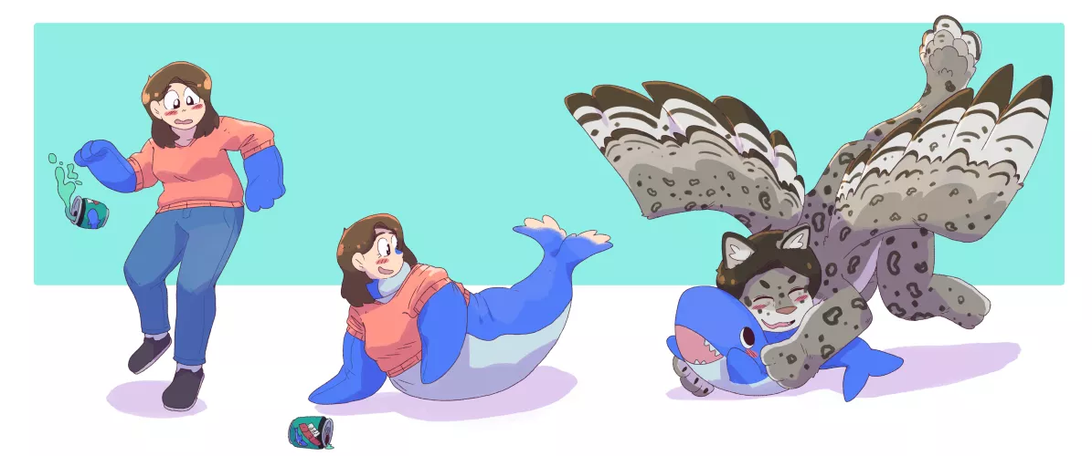 Blahaj Blast by DonDeDun by Princess_Viola