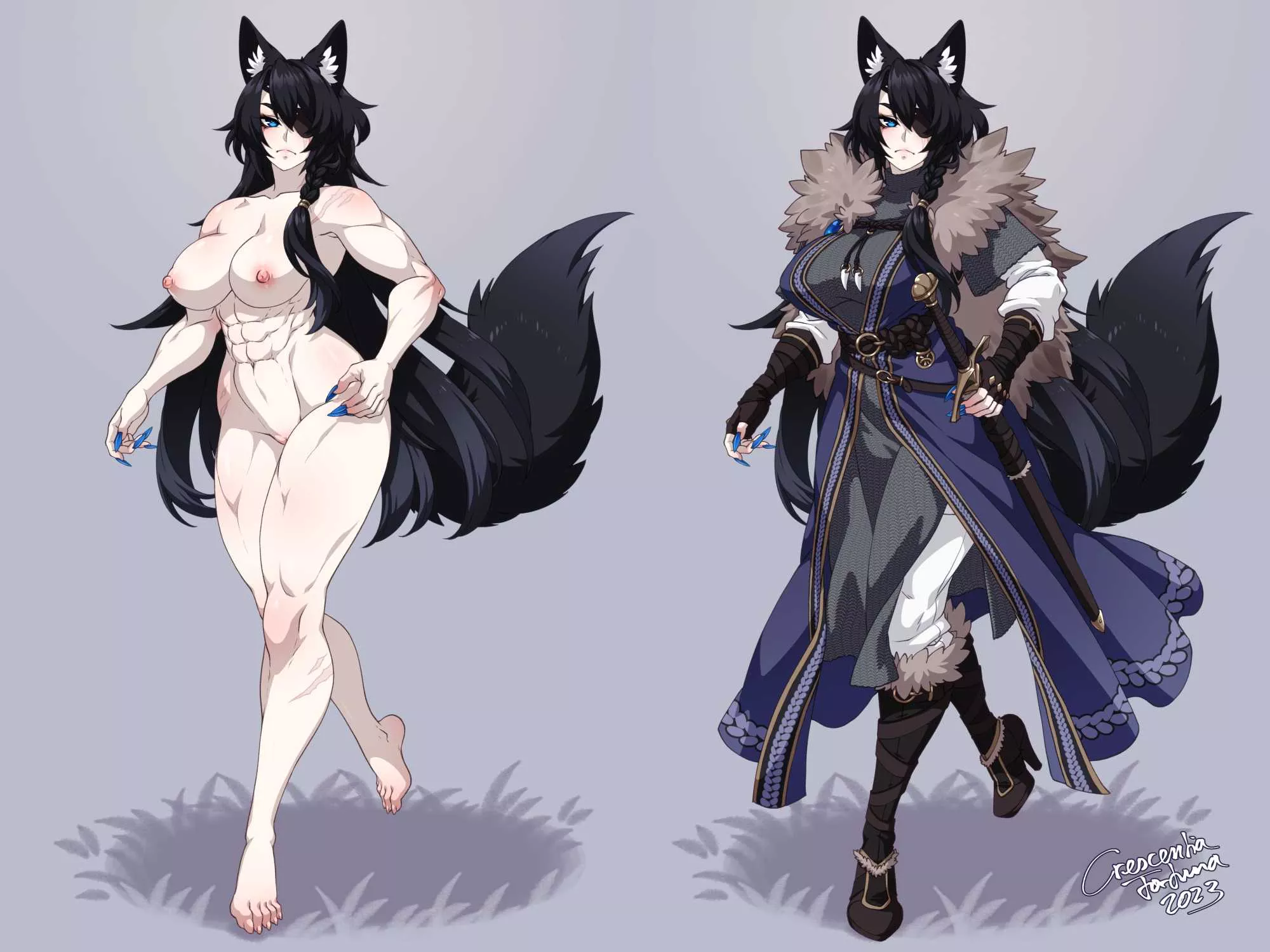 Characterart - Asteria [by Crescentia Fortuna] posted by Crescentia-Fortuna