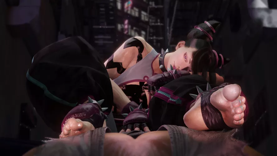 Juri-Han (Street Fighter) [Artist: Syclops] by ComaOfSouls