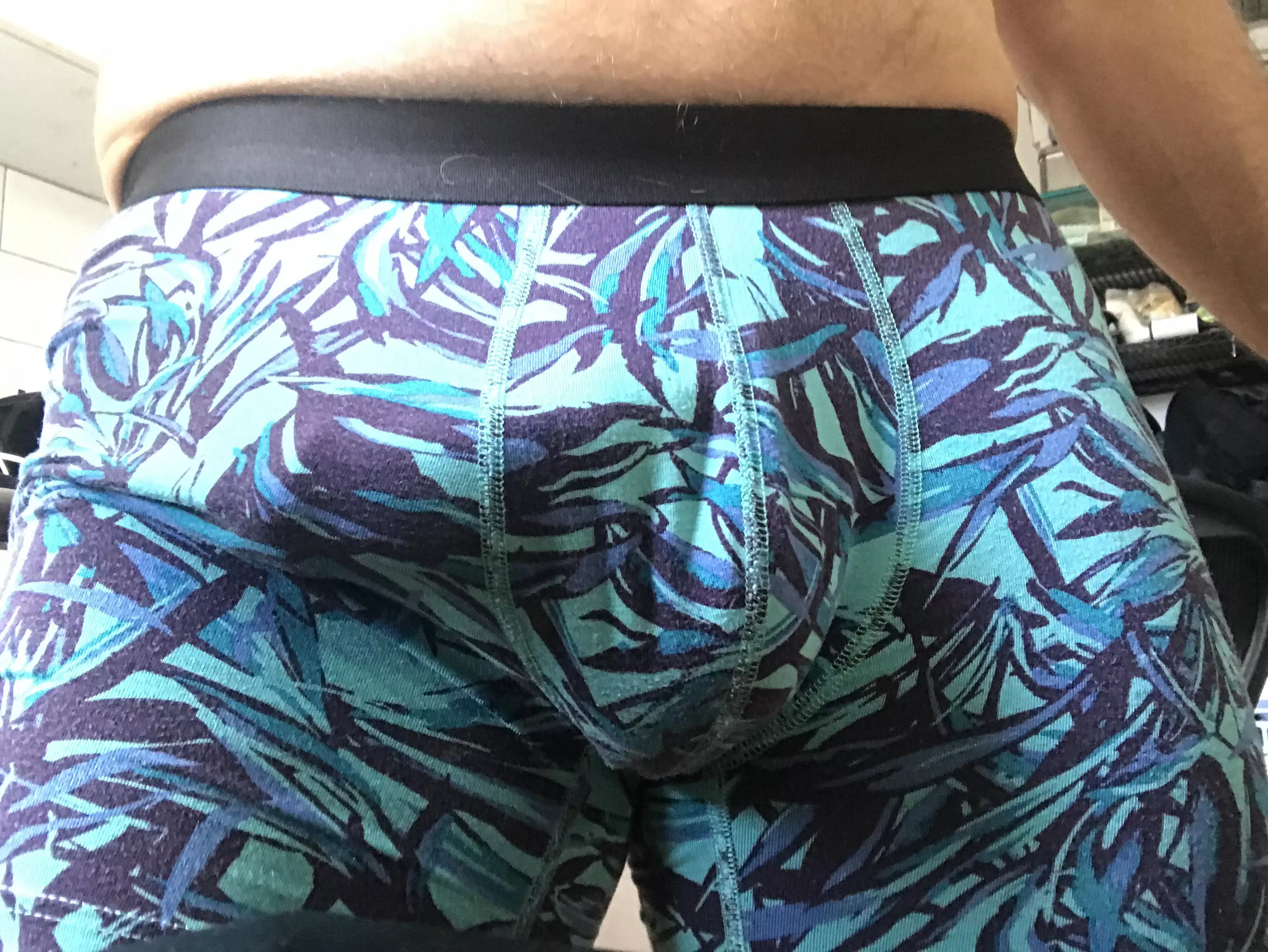 Love the materials on these. Tight yet breathable. My junk is cool, supported and lifted for your viewing pleasure. Chub it up and chow down. posted by HumpinDad420