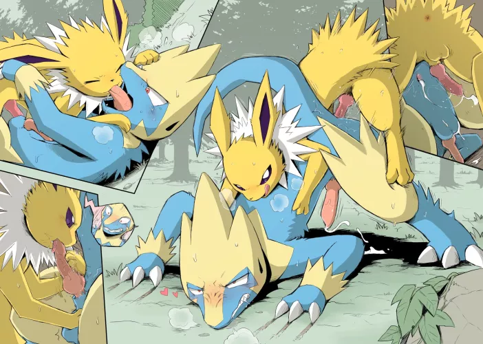 [MM] Tiny Jolteon topping Manectric 💞💦 (yamatokuroko965) by PuppyPagibig