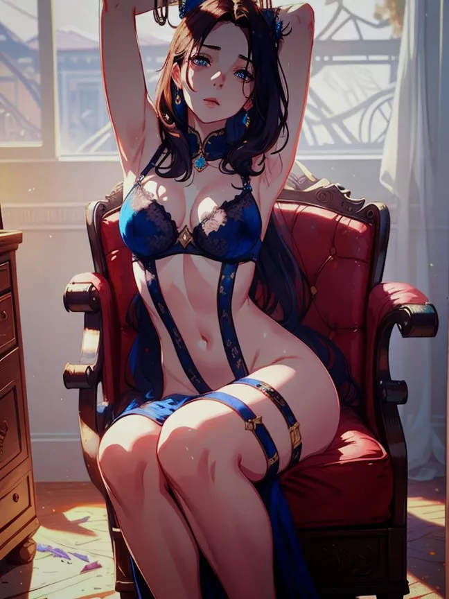 Morning stretch for you💙 posted by KatieKitten1