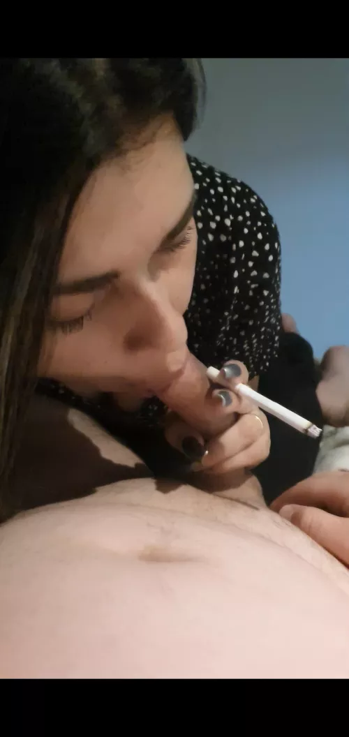 My Brazilian Wife smoking and bj by emotacr