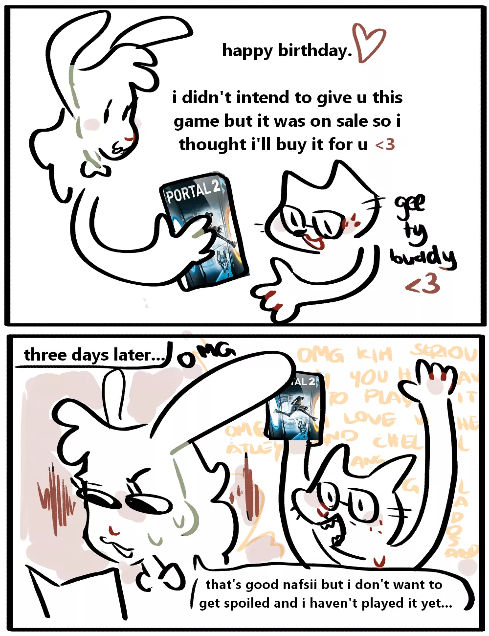 my friend ruined my life with her gift posted by tulanqqq