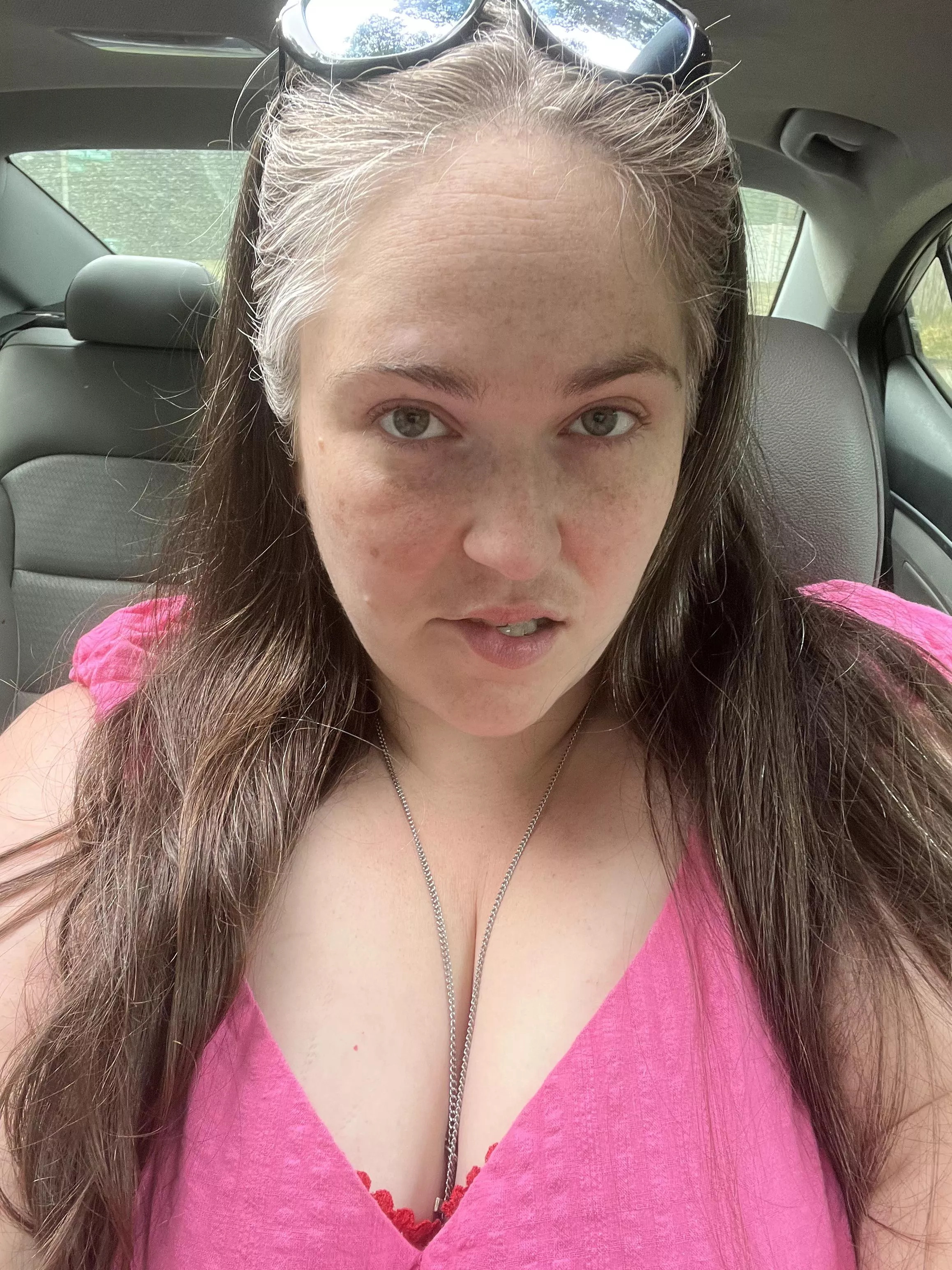 My silver hair streak is getting larger posted by GoddessAnnaG