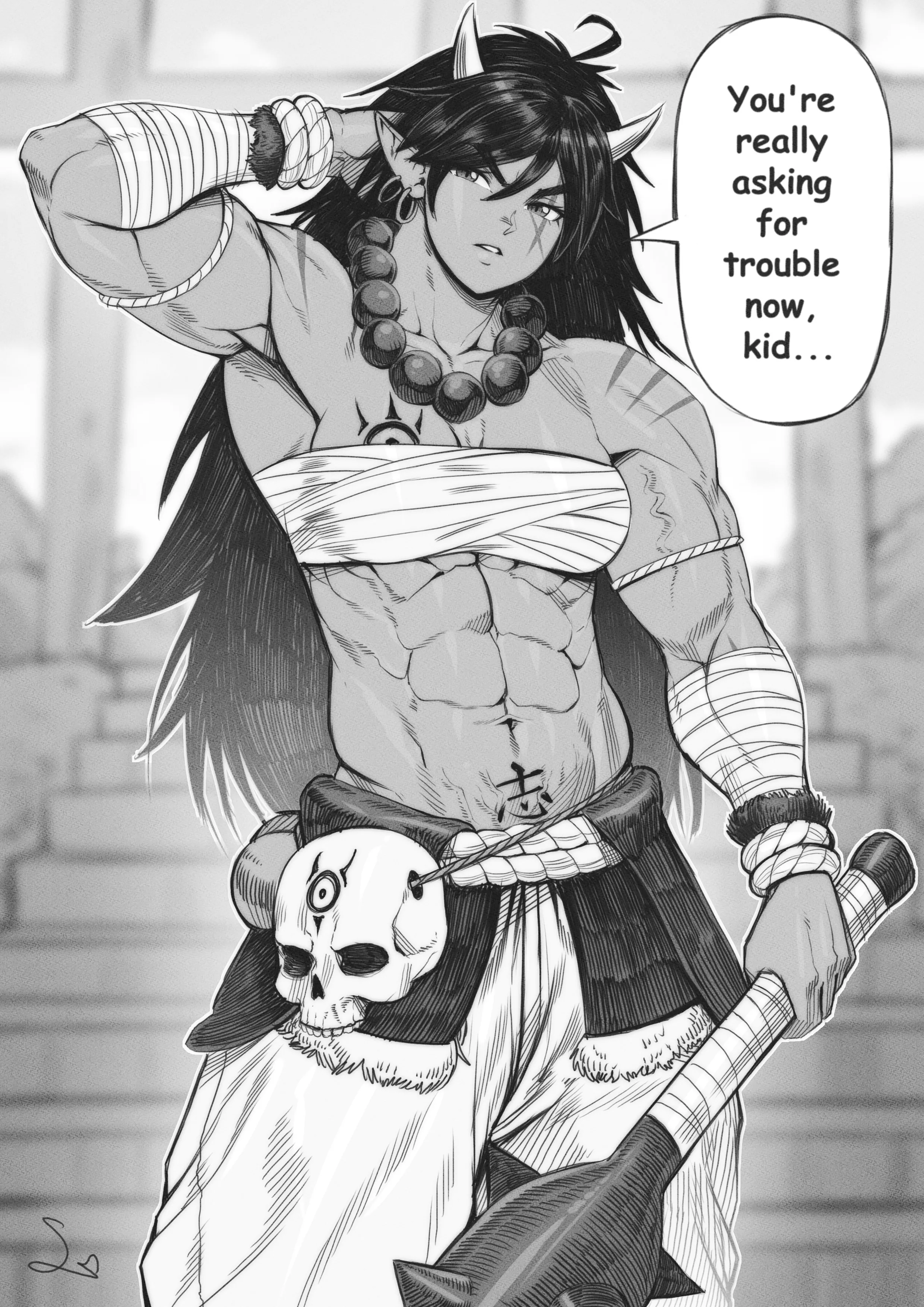 Oni warrior (SpeedL00ver) posted by TheTMoneyMan