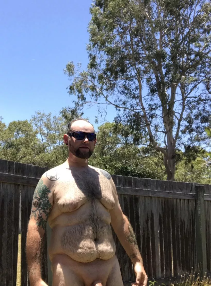 Outside cooling off on a hot day posted by Deakon9487