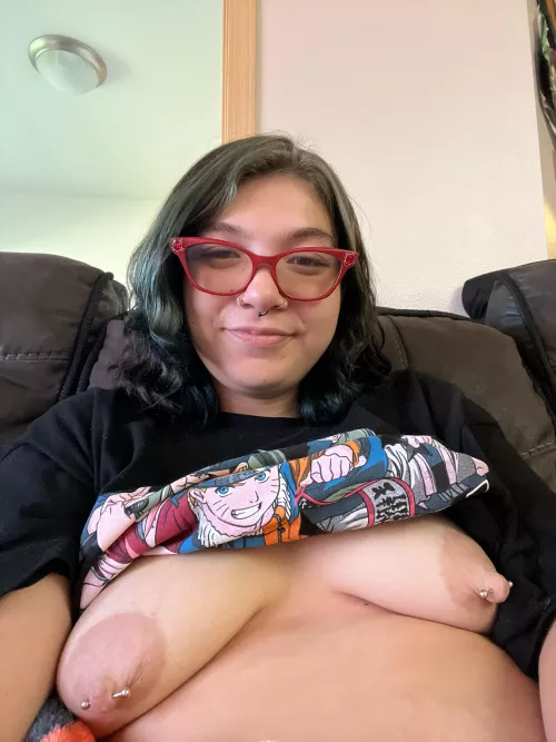 Sitting on my boobs waiting to be pulled longer by CrayCrayxRayRay