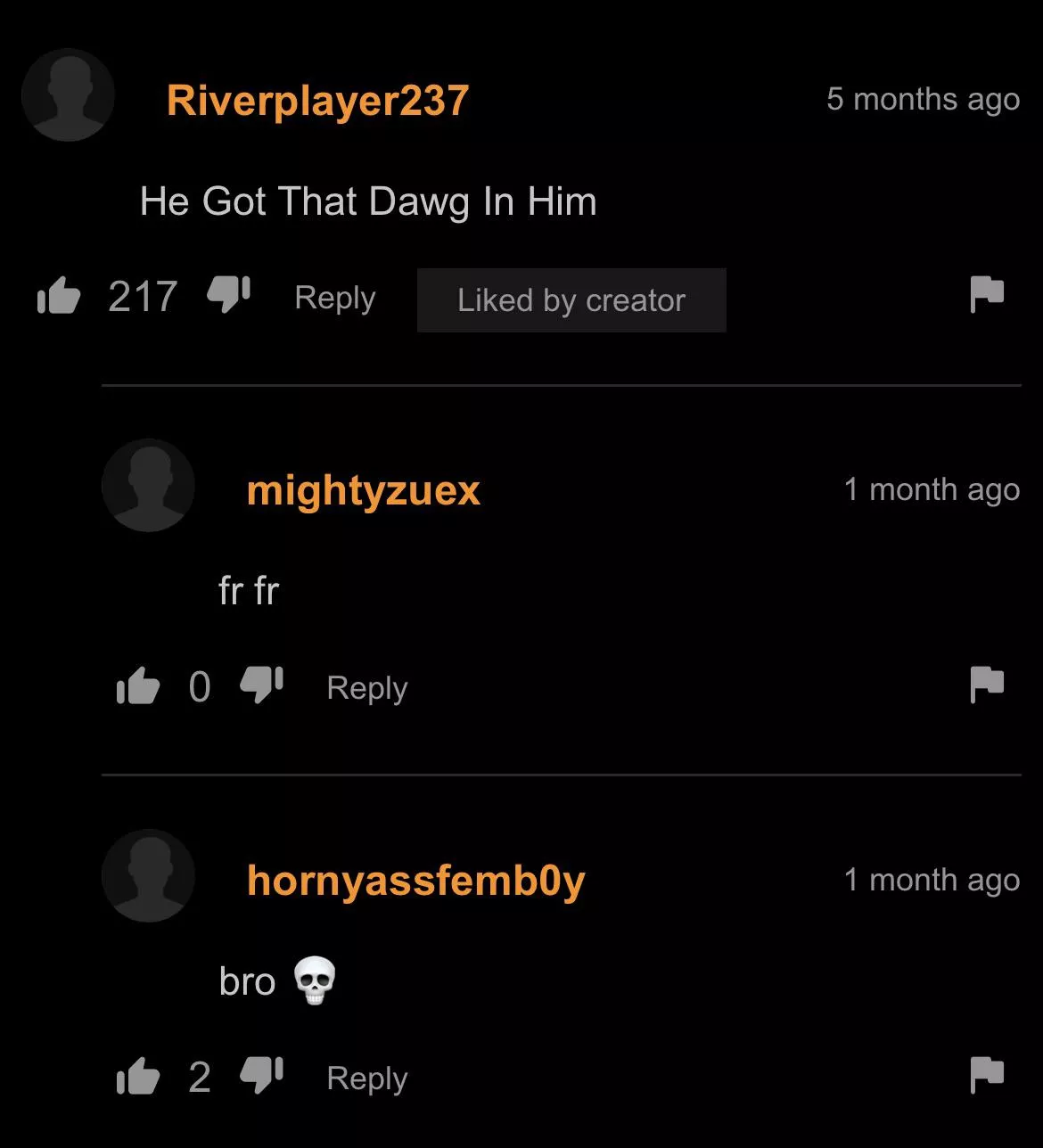 I got that dog in me 👿👿 posted by -Risotto_Nero-