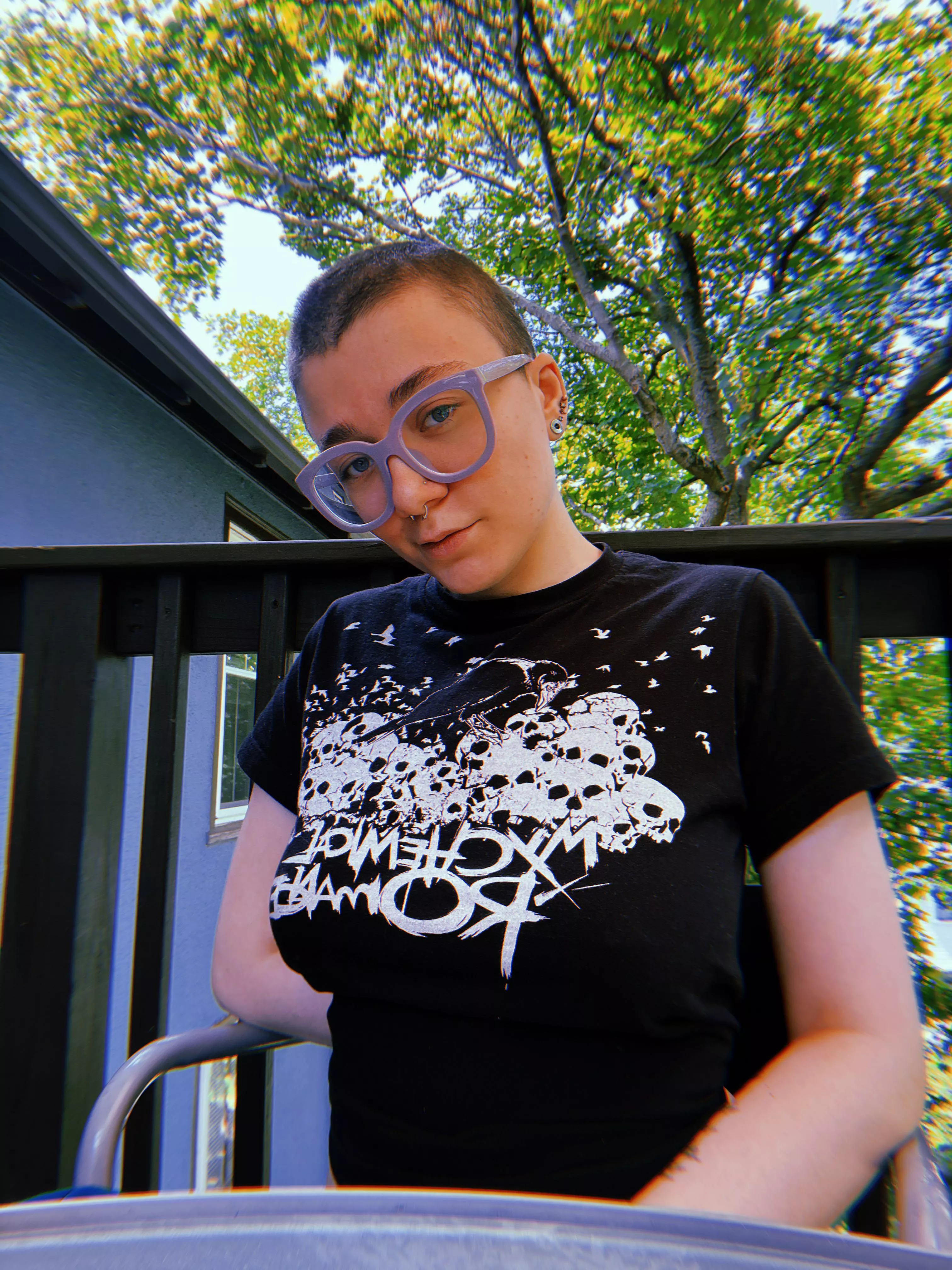 Just a bald gal who loves mcr (: [F] posted by Over_Building_4157