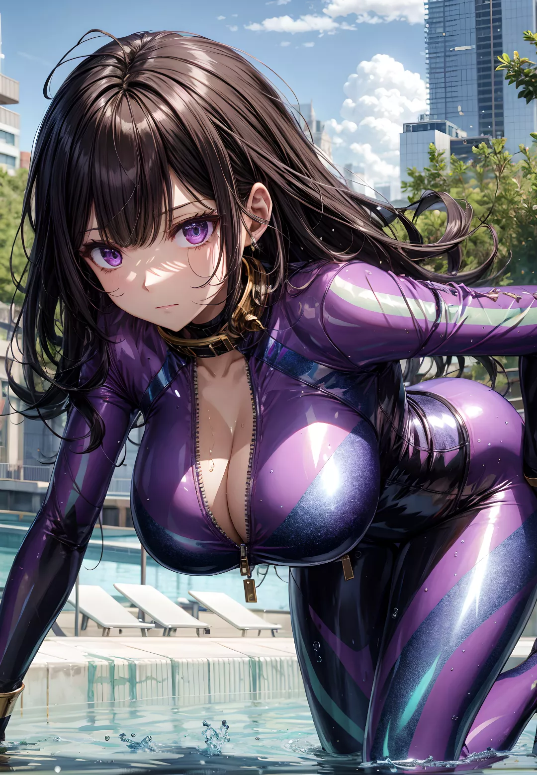 Purple Bodysuit posted by CheetahSperm18