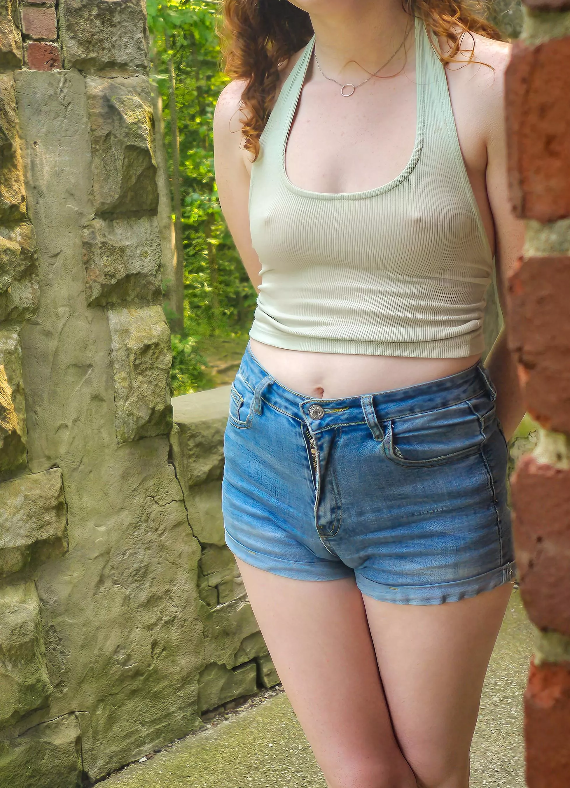 Was this top too thin to wear in public? 🫣🥰 posted by JustaPinchofGinger