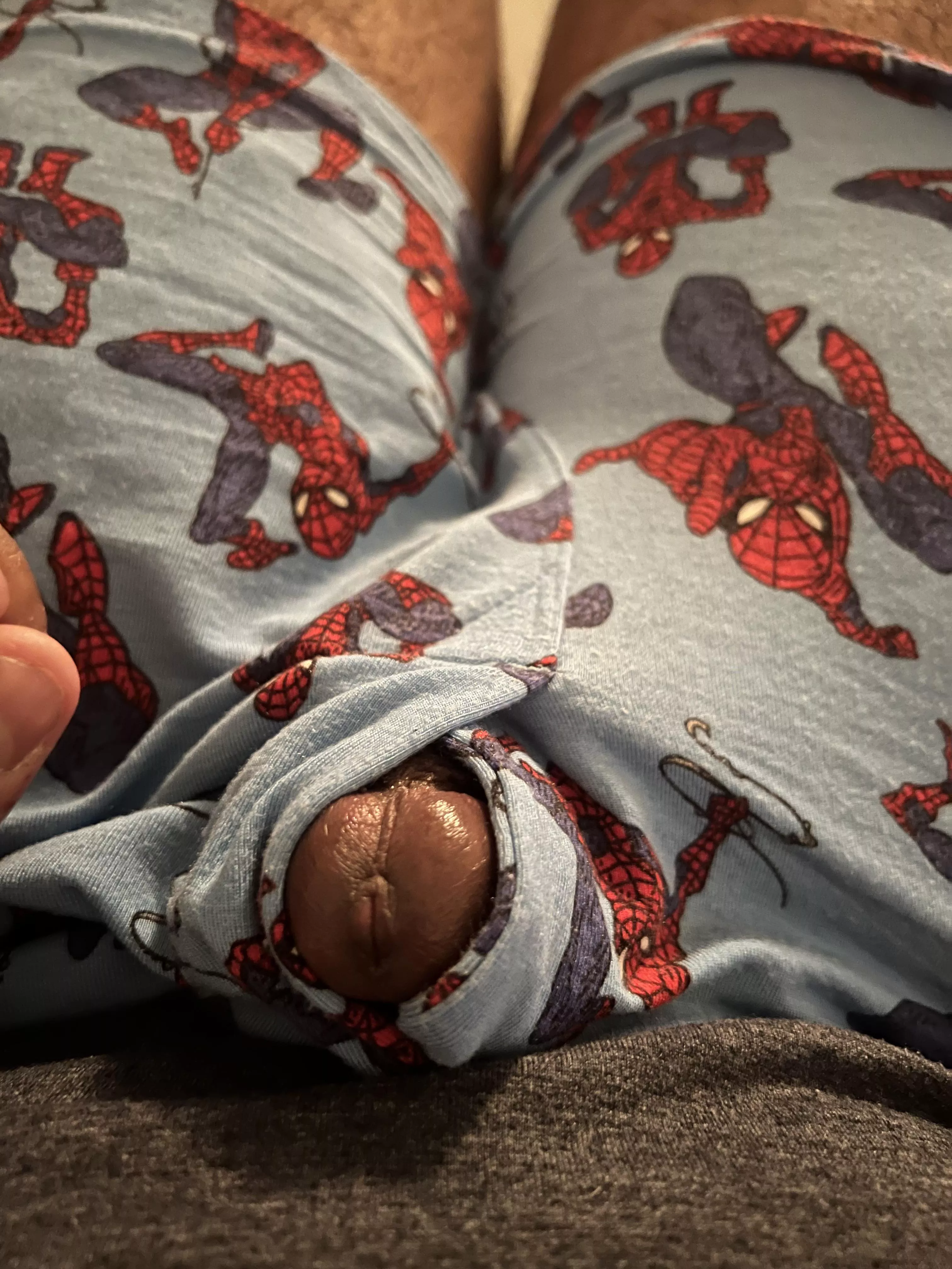 Who else loves cartoon patterns? And peeking out haha posted by Ok_Foundation_3508