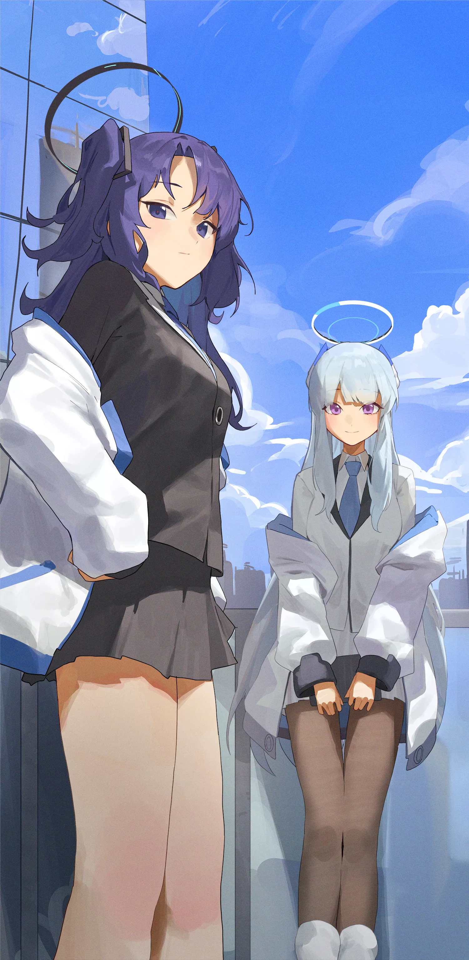 Yuuka & Noa Thighs [Blue Archive] posted by ArmorXIII