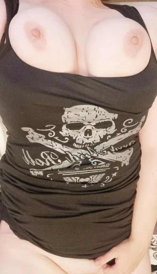 Dress pulled down and up....can't wait to feel your cum! by BoobieWhamWham