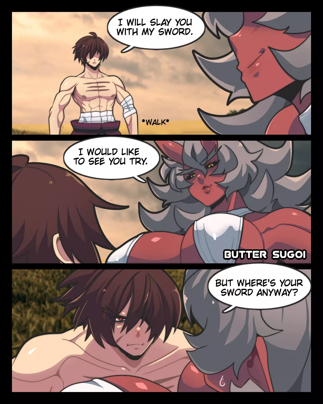 Female Oni confrontation posted by WitnessLow4178