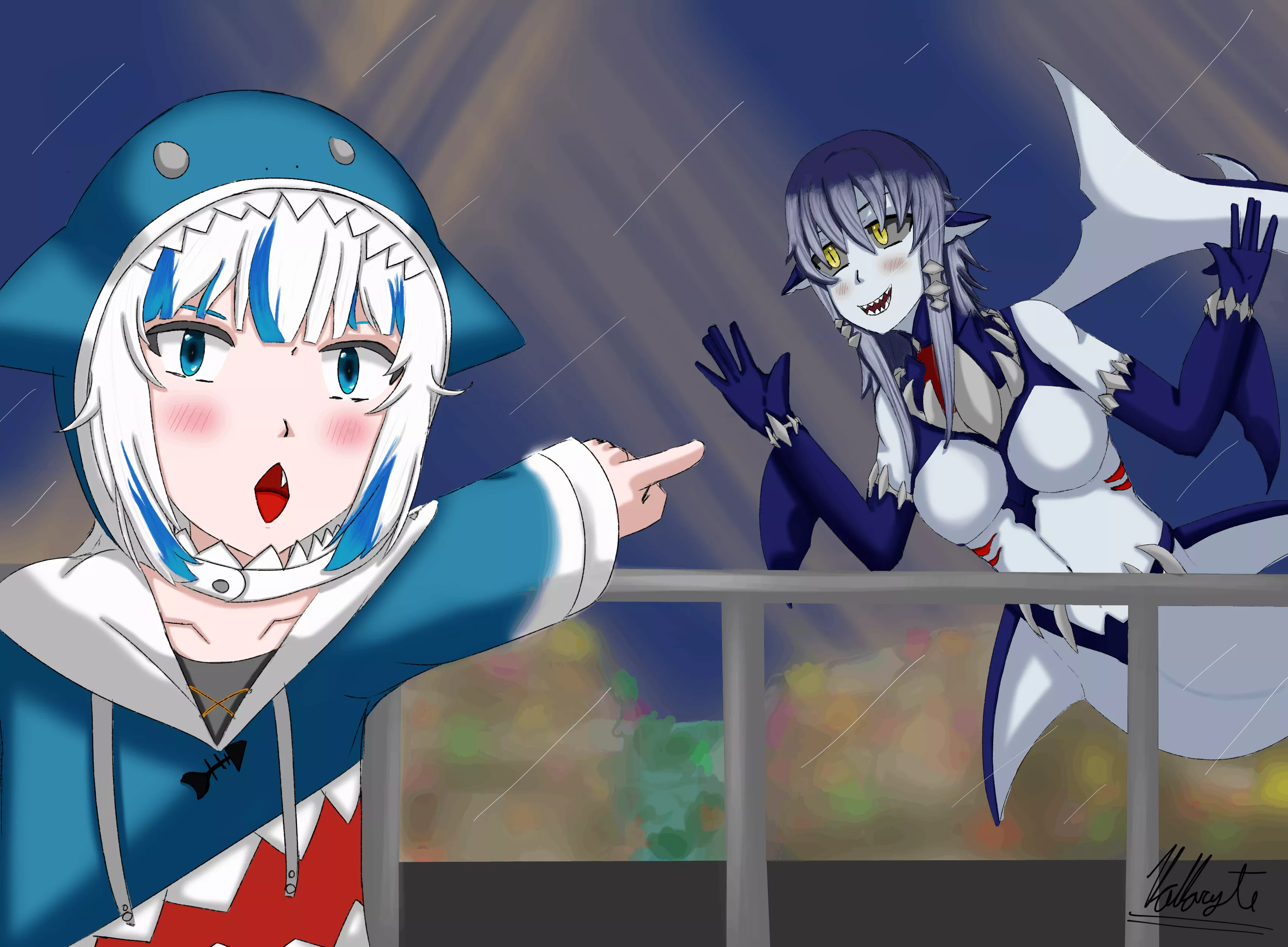 Gawr Gura finds her long-lost cousin posted by Jaxx1992