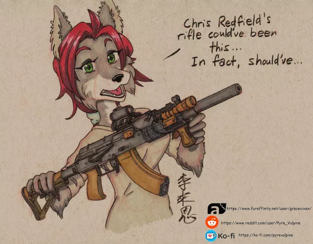 Gun Day Sunday 149! (Art By Me) by Pyre_Vulpine