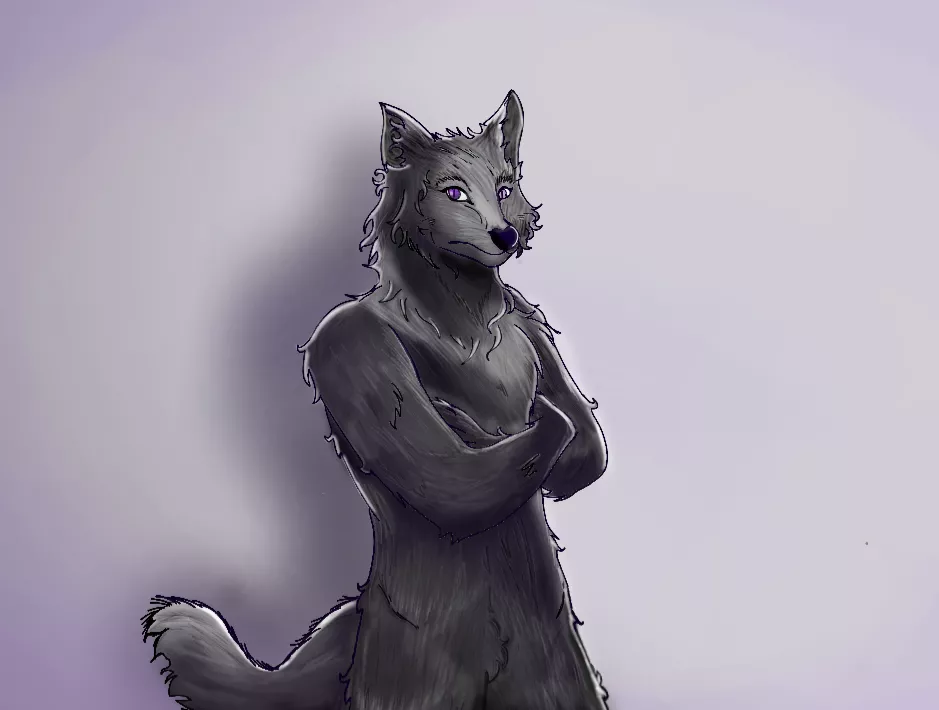 I drew a walf posted by IlyCherry