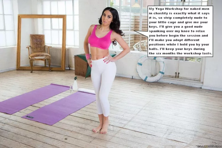 Nude chastity yoga by Setting_Logical