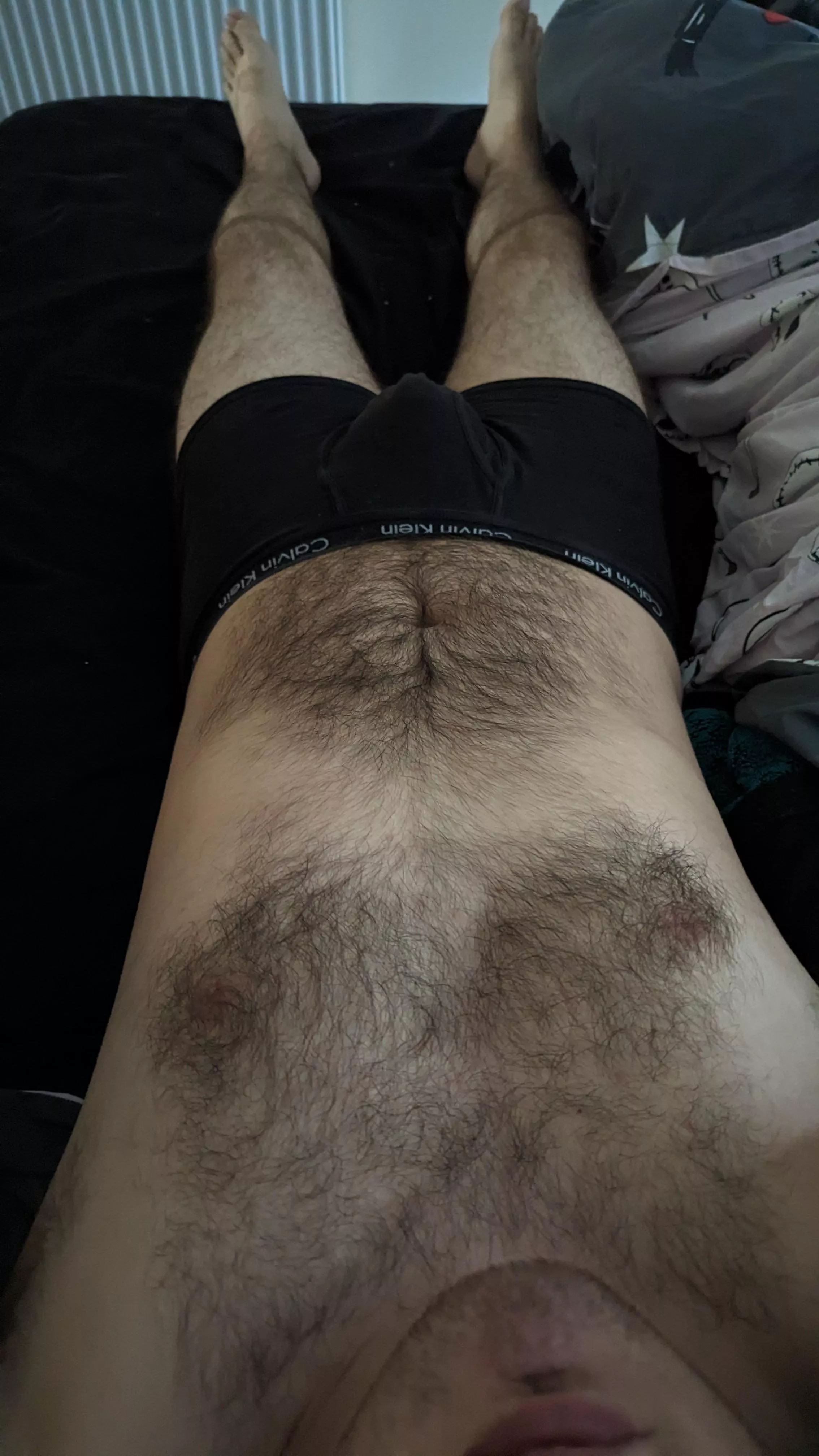 Wanna snuggle in bed? posted by Cook-Motor