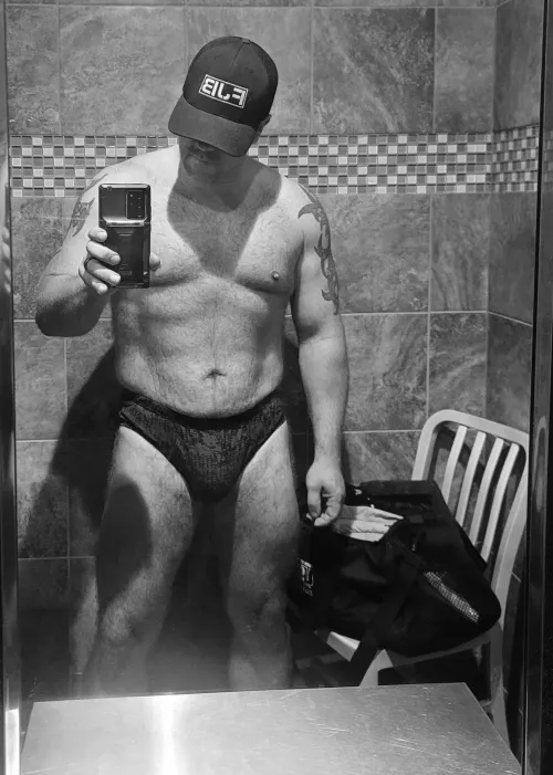 After gym selfie. by Letsgoblue4845