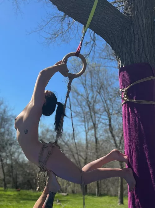 I'm not thrilled he's into bondage but my hands are tied heheheeheee by le_petitfeet