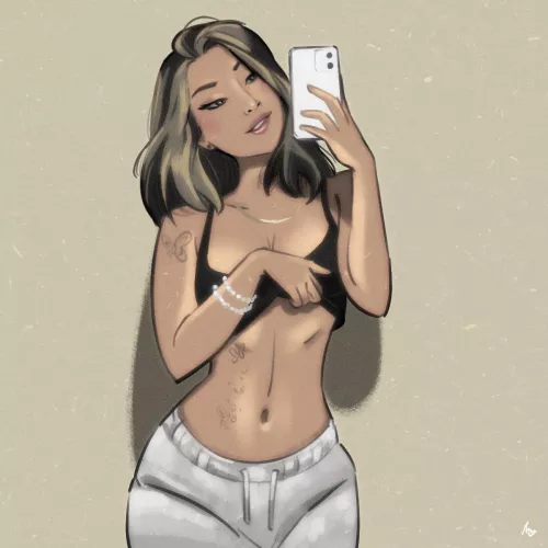 Kaitlyn - art by me by EroticRex