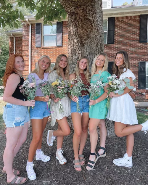 Ladies with Flowers by wakkaffx2