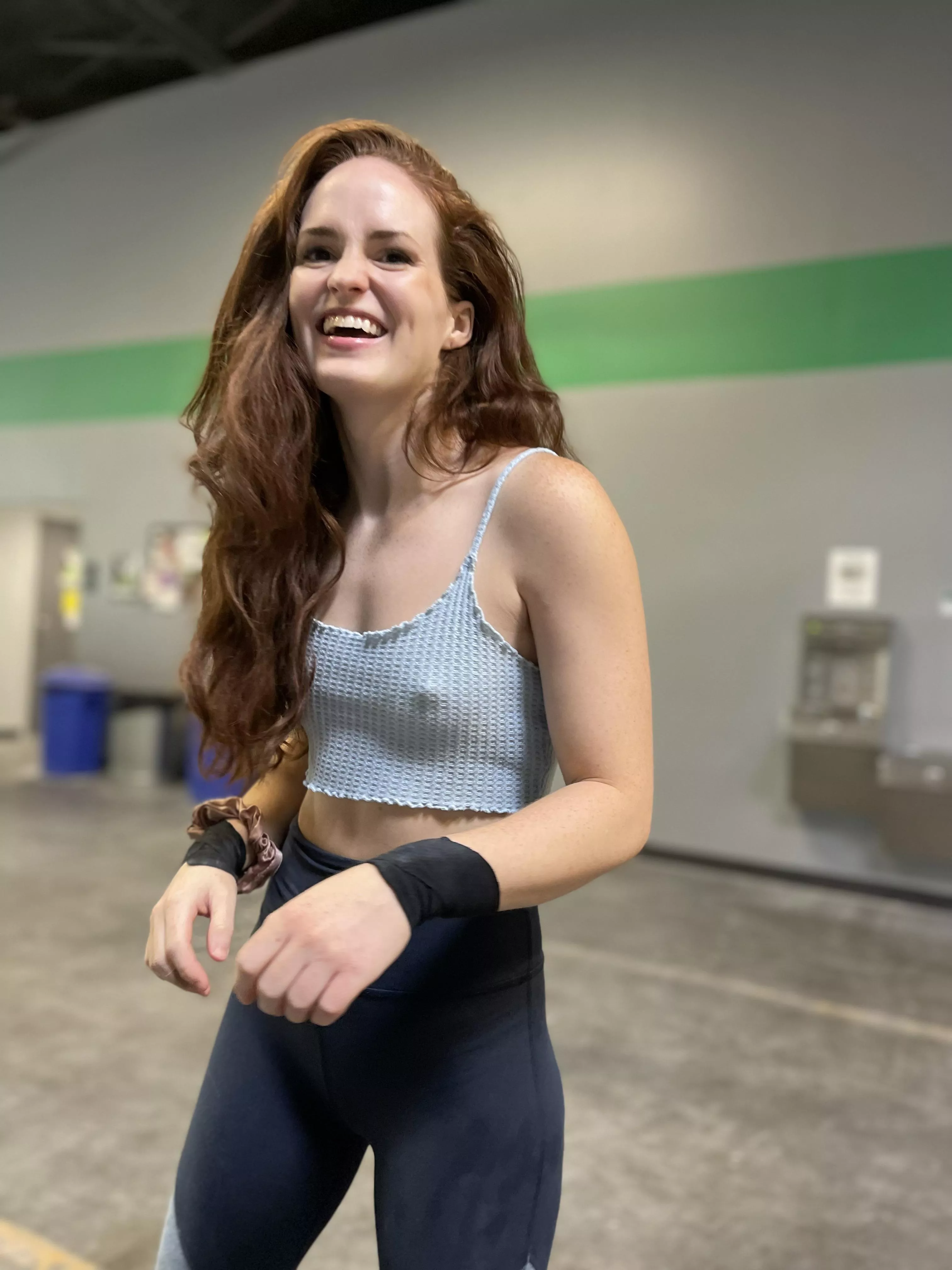 My look when someone suggests I start wearing a bra :) posted by saltysweetcaroline