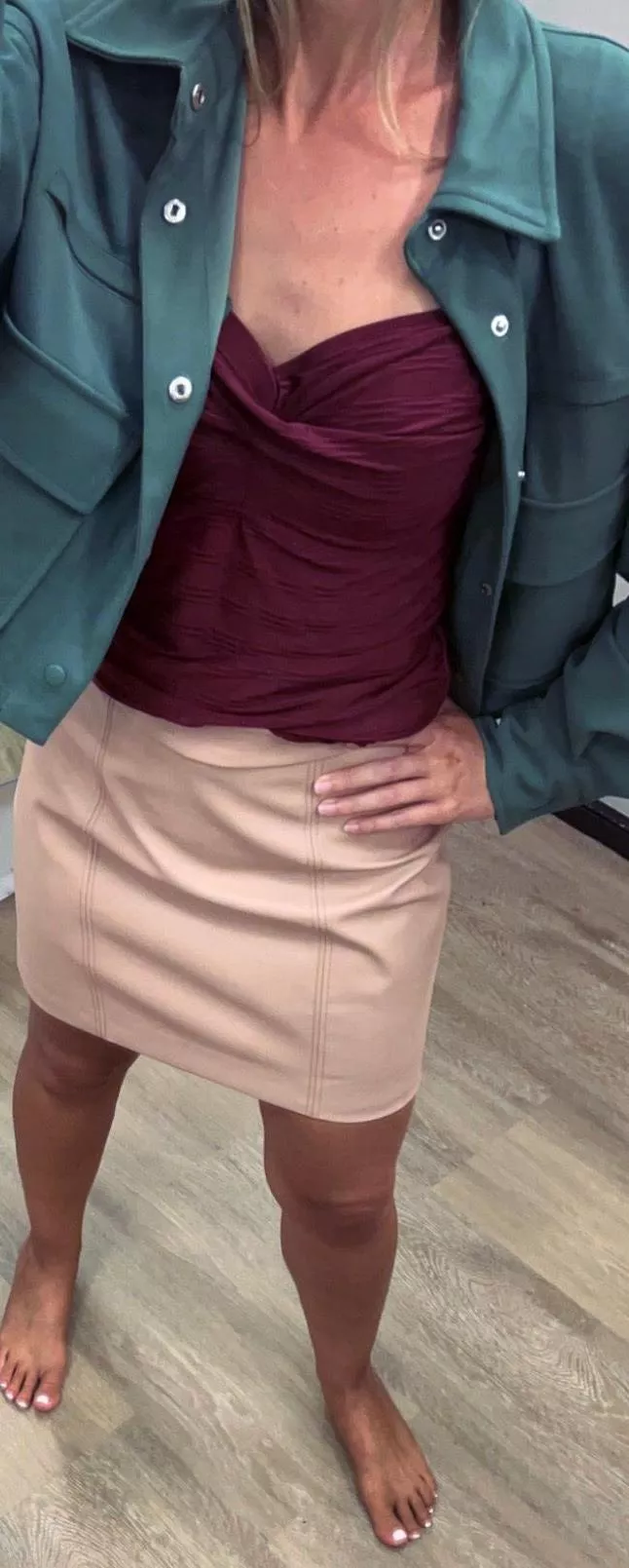 Sir, we really need to do extra hours tonight... I need you to analyse my clothes, I think they're too much posted by scientist_hotwife