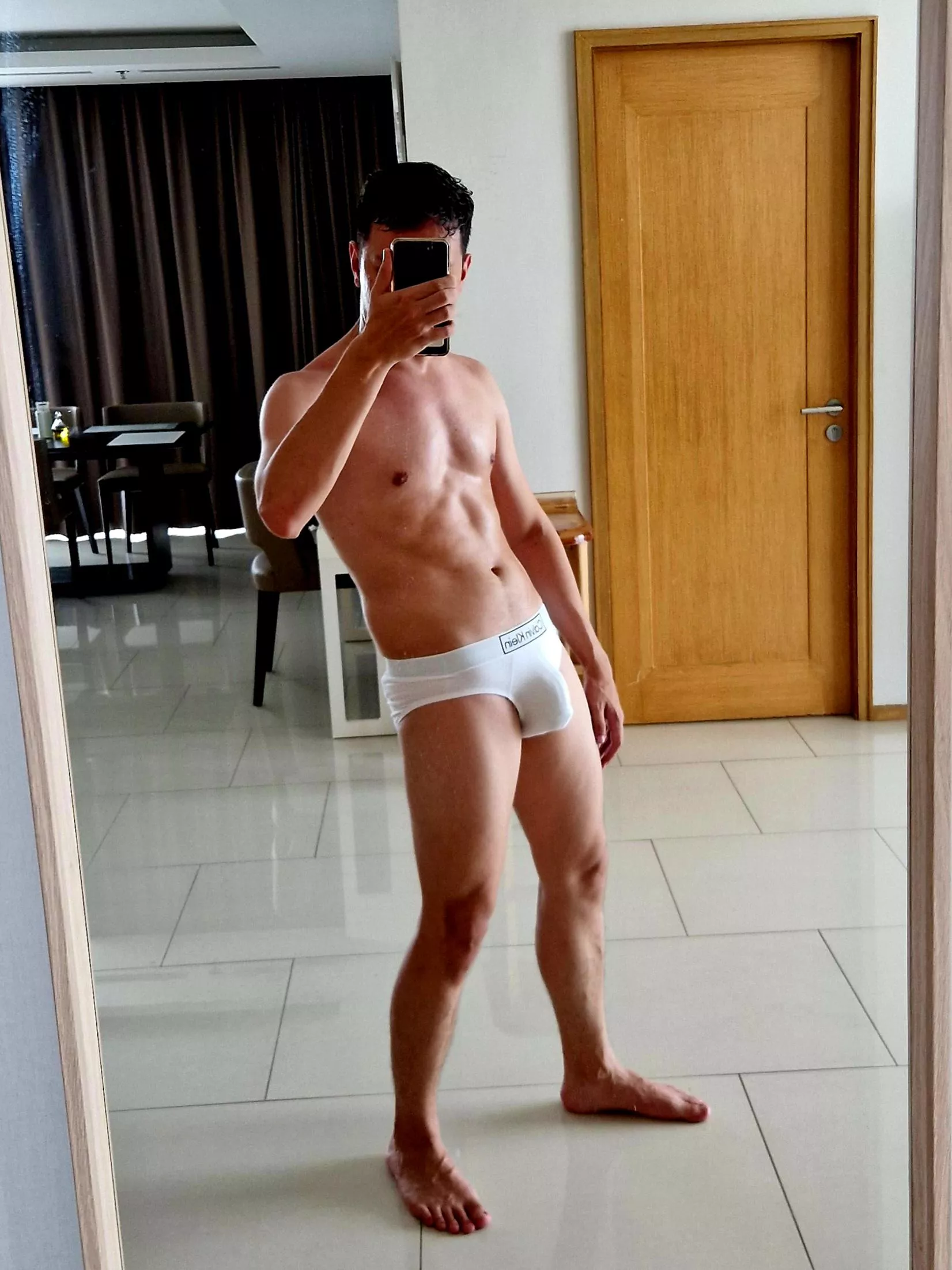 Best way to survive the heat, wear nothing but briefs posted by alen-alma