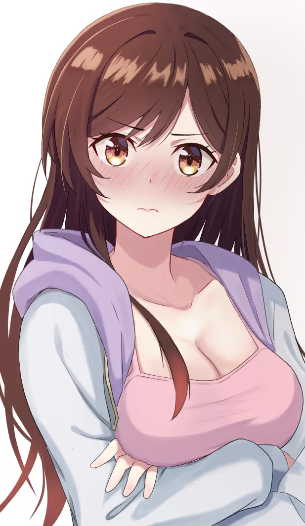 Blushing Chizuru Mizuhara (Rent A Girlfriend) posted by Csxc