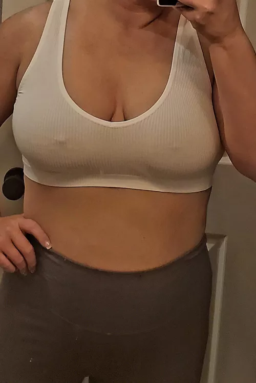 Did my last exercise like this today. Pretty sure at least one guy noticed. by that1accountthattime